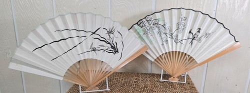 Hand painted natural paper - hand,