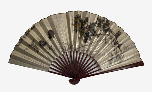Vintage asian chinese folding - asian,
